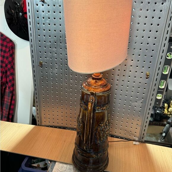 table lamp glazed tavern pub mug great condition - Picture 3 of 5